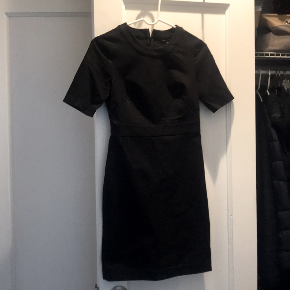 Banana Republic point knit elbow length dress